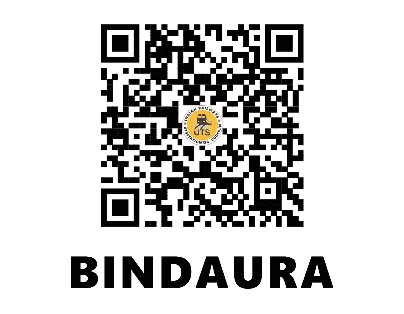 UTS QR Code for BINDAURA - BUR - NE (UTTAR PRADESH)